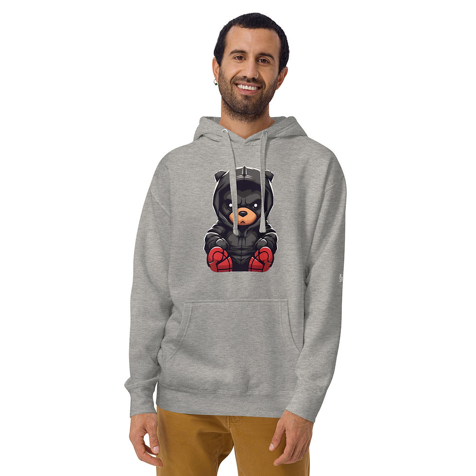 Thumbnail: Moody Bear - Unisex Hoodie
