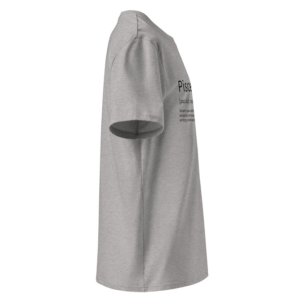 Thumbnail: Pisces Definition - Unisex organic cotton t-shirt