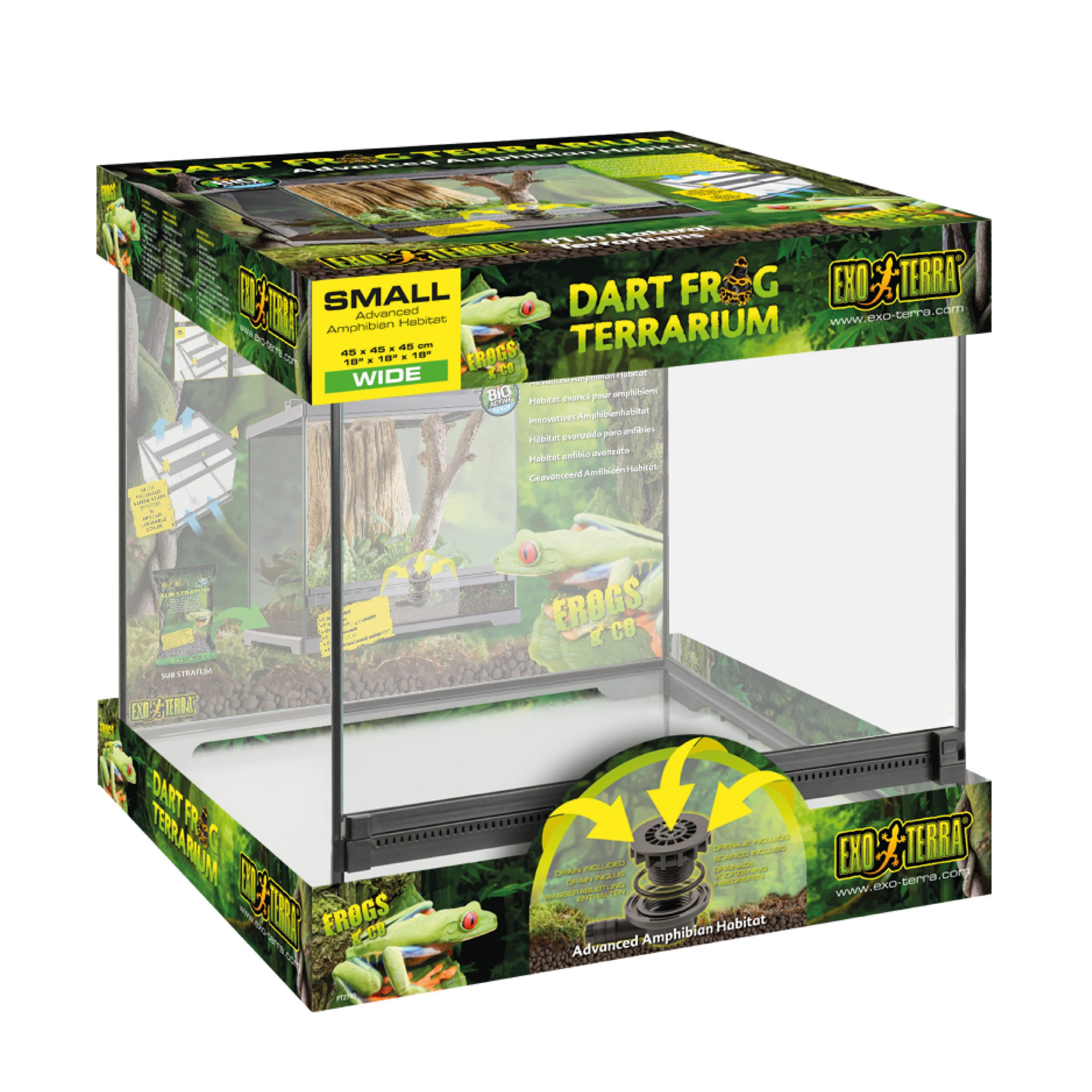 ET DART FROG TERRARIUM 45x45x45