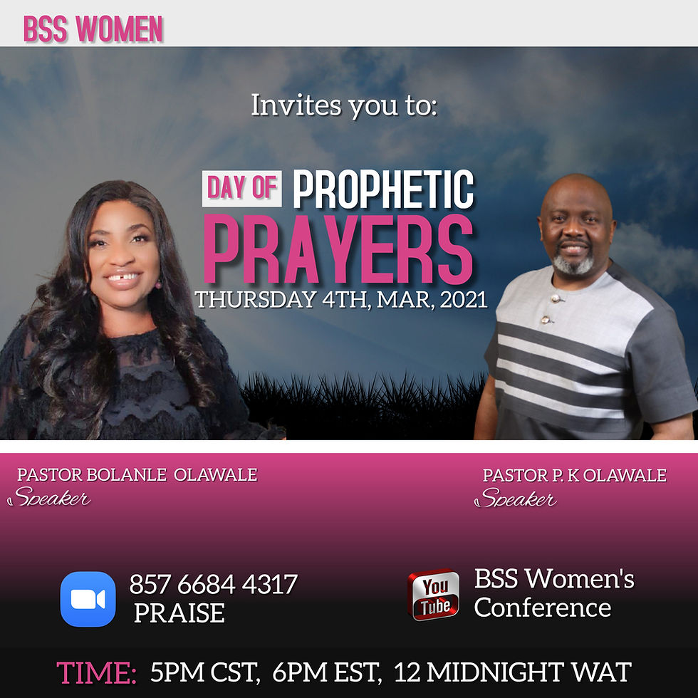 Days of Prophetic Prayers