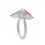 Thumbnail: Ring met twee zilveren schaaltjes