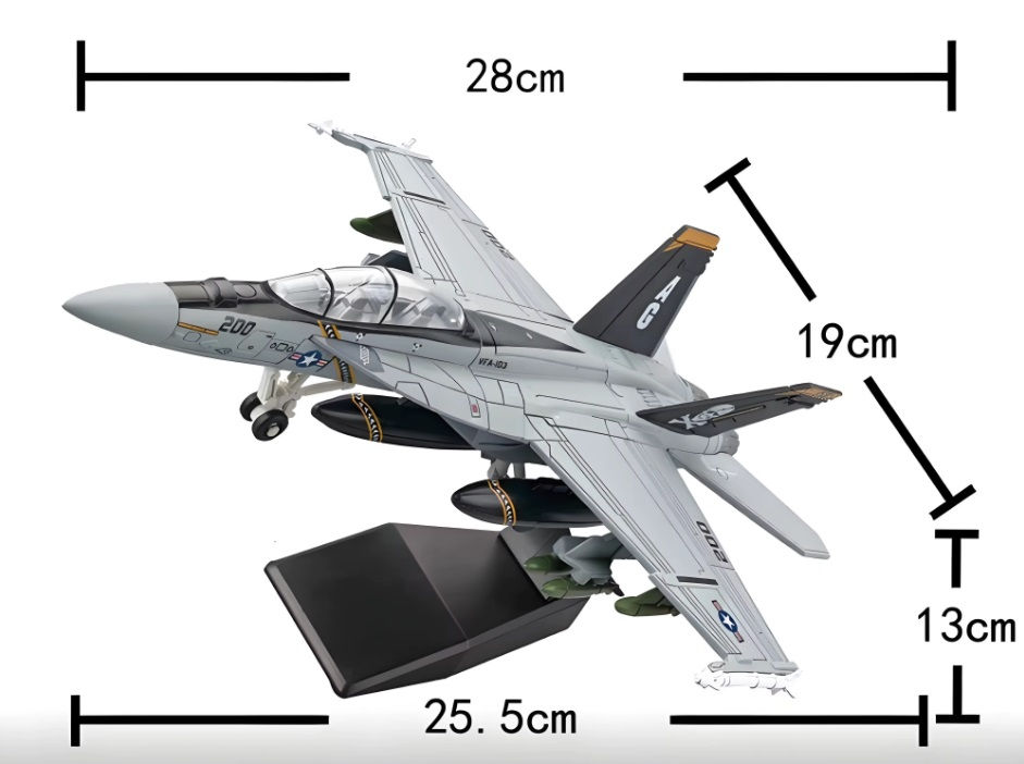 Miniatura: F-18 Hornet 1/72 Puzzle 4D para montar