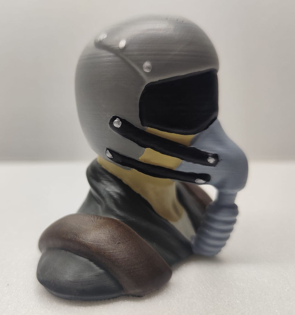 Miniatura: Busto de piloto T-27 Tucano 50cc