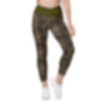 Thumbnail: CAMO/KARAKA Crossover leggings with pockets copy