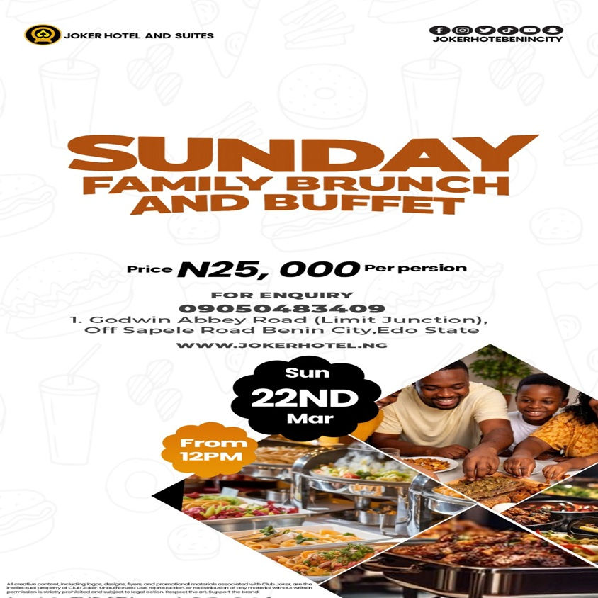SUNDAY FAMILY BRUNCH & BUFFET