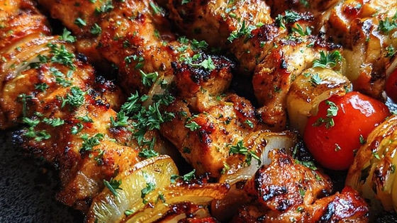 GRILLED BEEF SKEWERS
