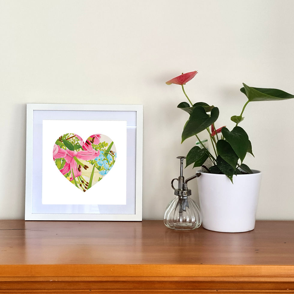Thumbnail: Beautiful - limited edition print framed