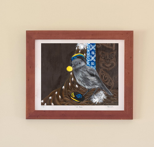 NZ Robin limited edition print | andrearobinsonartist