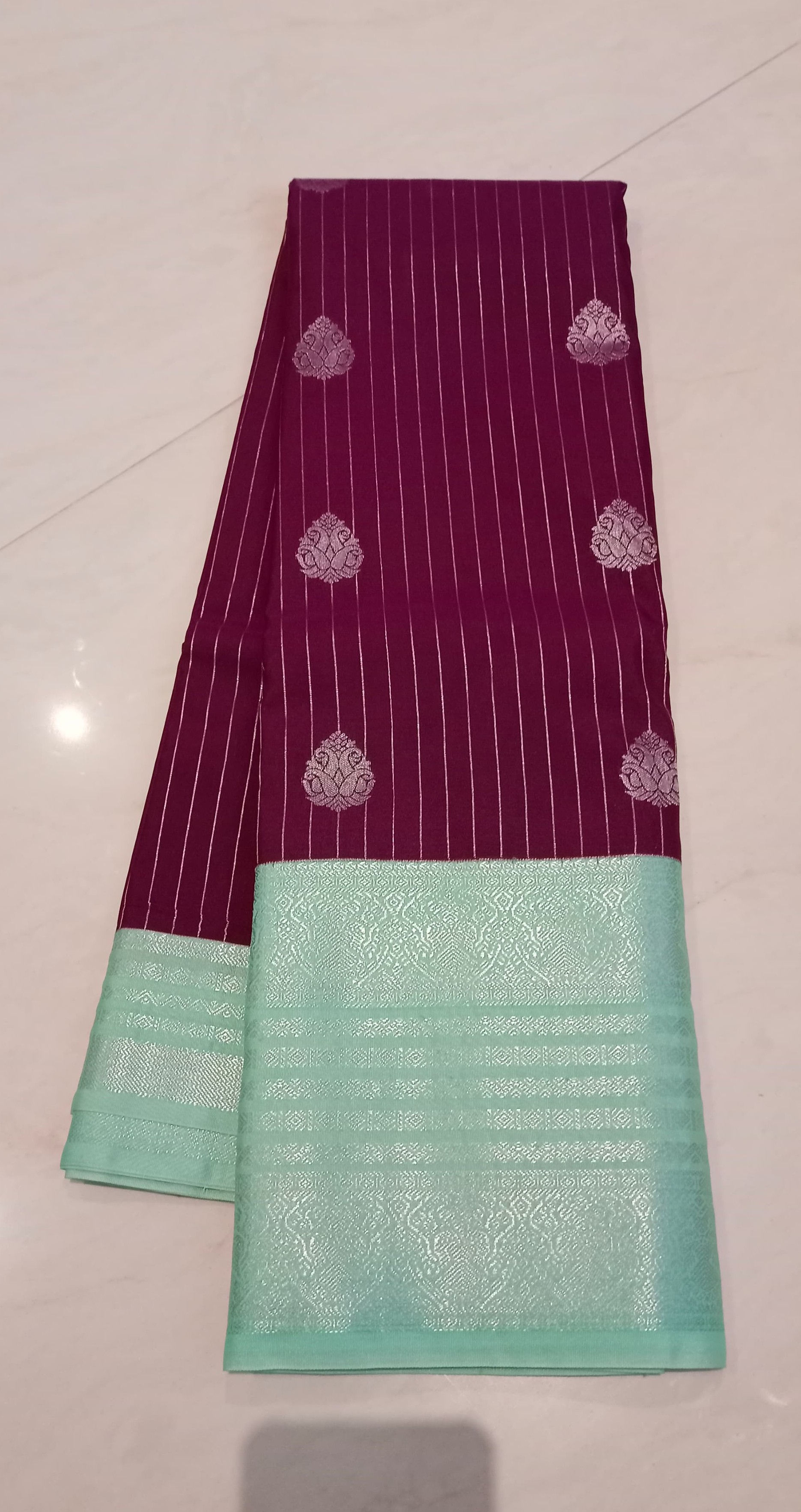 Pure Kanchi Korvai Pattu saree