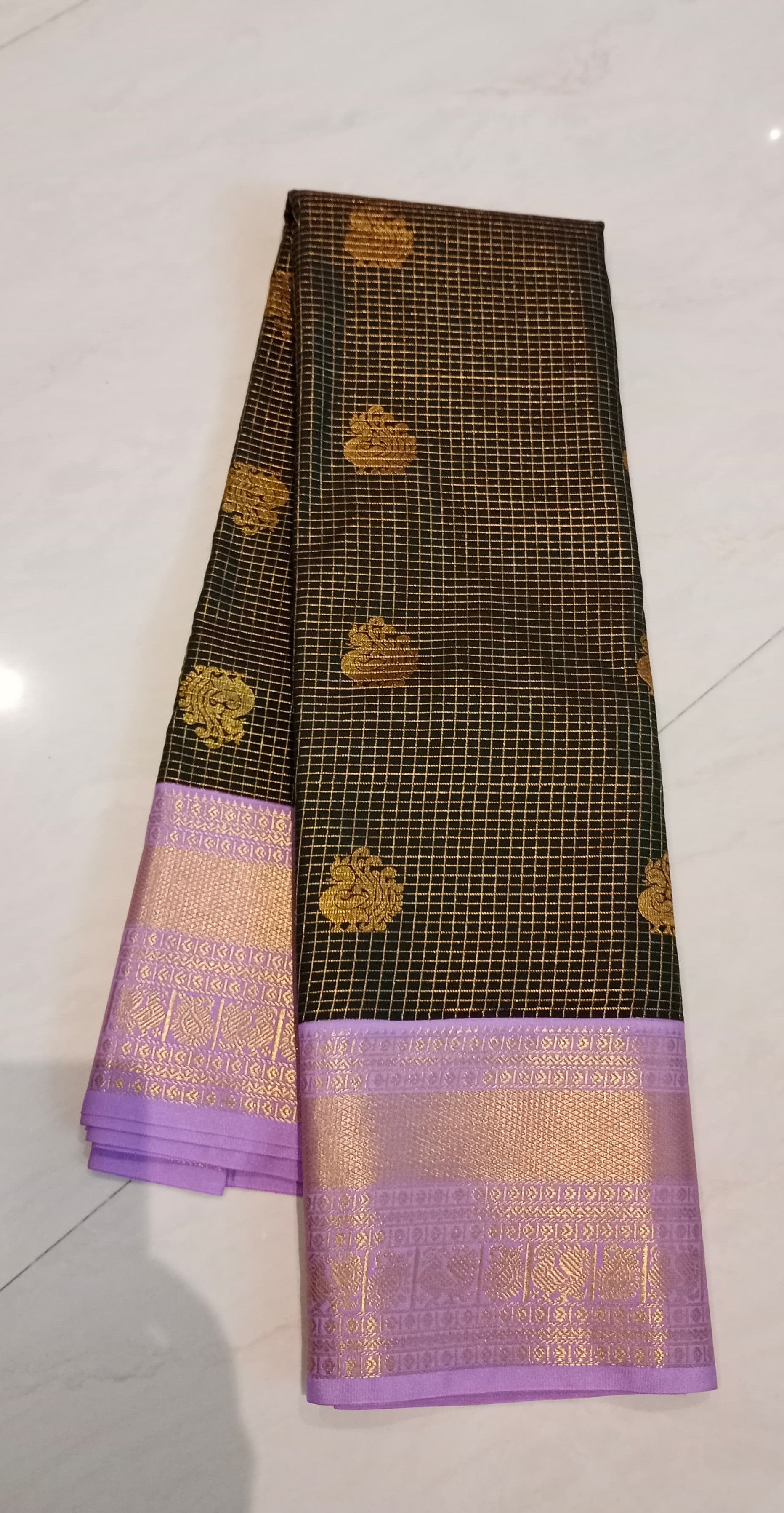Pure Kanchi Korvai Pattu saree