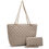 Thumbnail: Quilted Classic Shopper 2-in-1 Tote