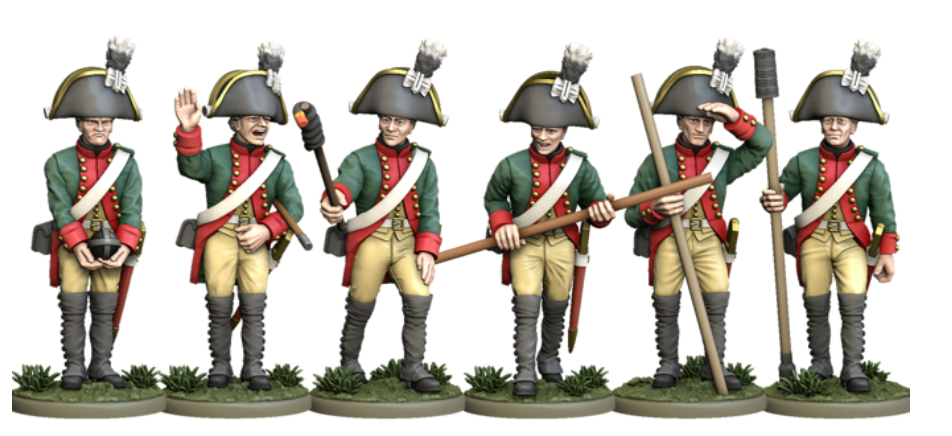 Miniature : Armée saxonne - artillerie 1806 1