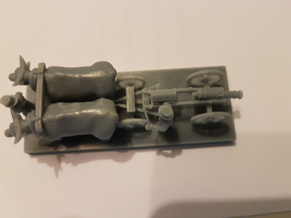 Miniature : 1808-1809 Train d'artillerie espagnol 18mm (lot de 2)