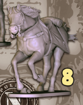 Miniature : Brunswick - set de 3 hussards command charging