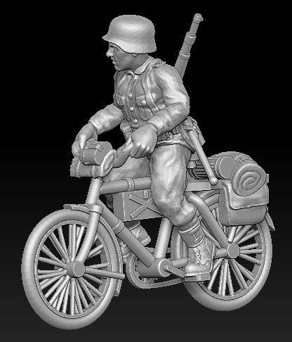 Cycliste allemand no 12 ww2