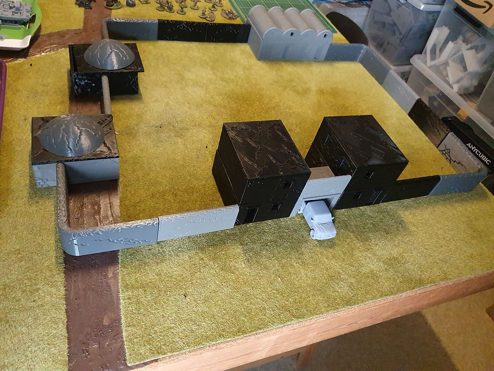 Miniature : Bâtiments afghans