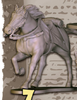 Miniature : Brunswick - set de 3 hussards command charging