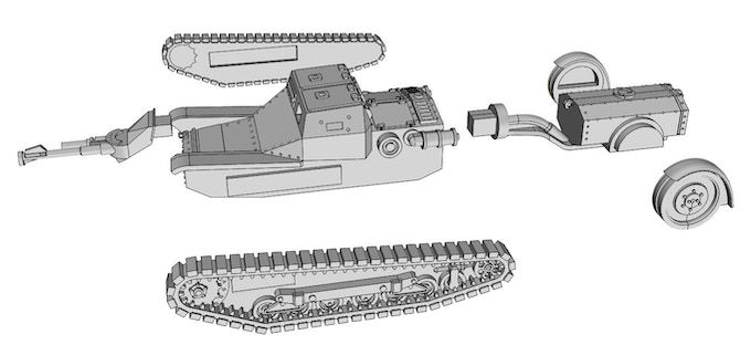 Miniature : Carro Armato L35 lance-flamme
