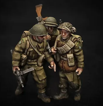 Miniature : Equipage 9 Priest Kangaroo ou LVTa4