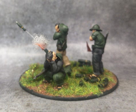 Miniature : Indochine mortier 81mm viet