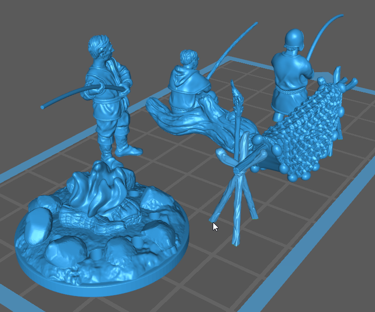 Miniature : Set pêcheurs