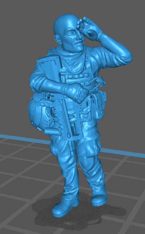 Miniature : Français moderne 6 tête nue