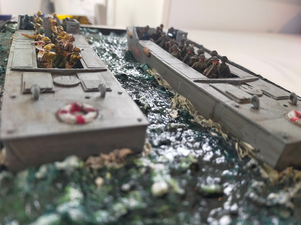 Miniature : Péniche de débarquement LCA