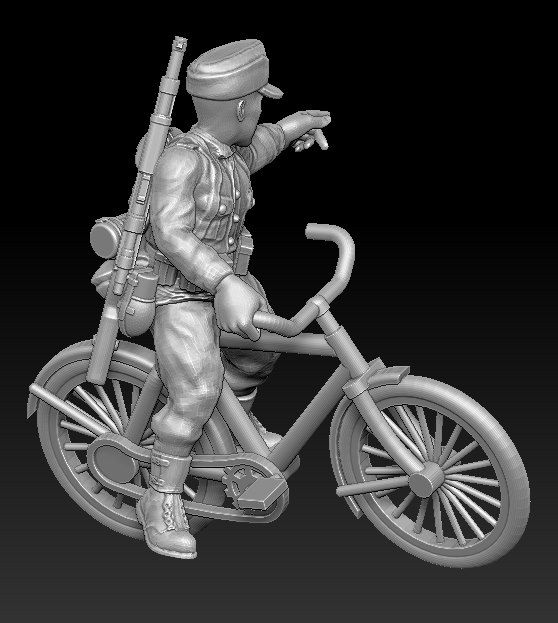Miniature : Cycliste allemand no 2 ww2