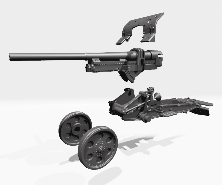 Miniature : Belgique - Heavy field gun 15 cm Kanone 16