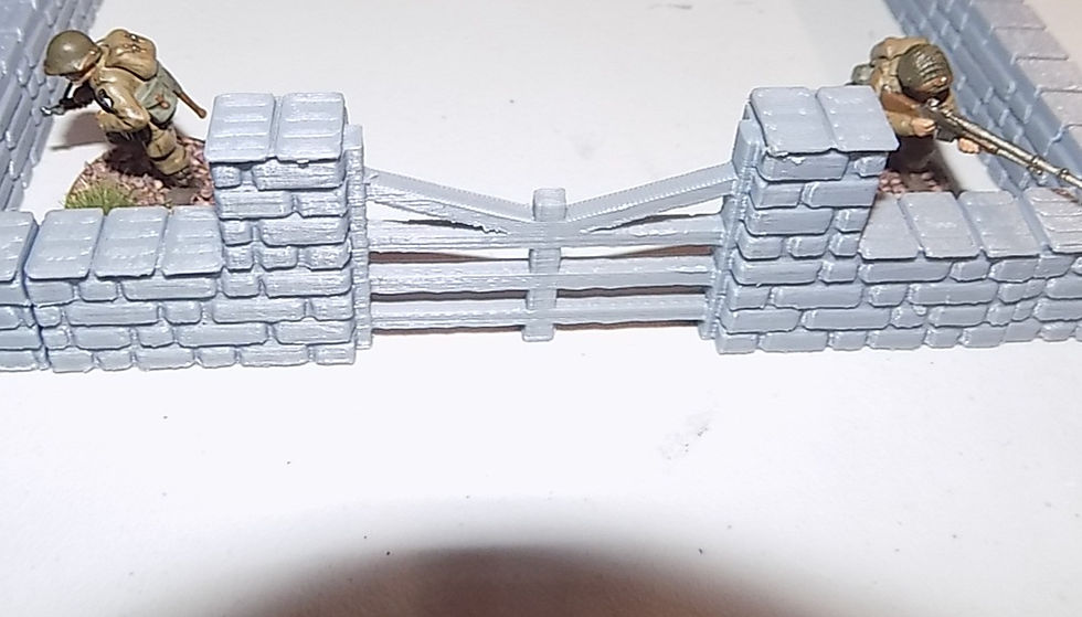 portail muret seul de 12 cm