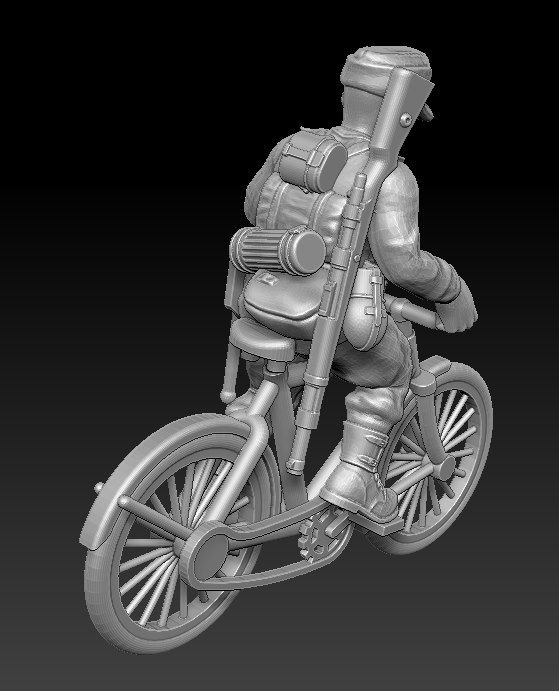 Miniature : Cycliste allemand no 1 ww2