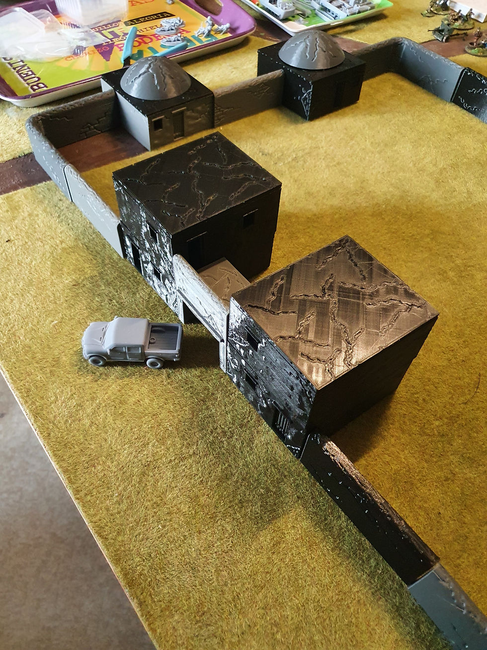 Miniature : Bâtiments afghans