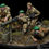 Miniature : Equipe vickers commandos 1945