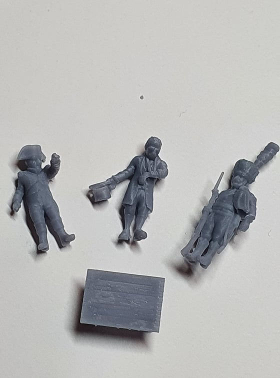 Miniature : Napoléon avec civil 18mm