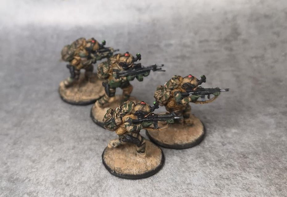 Miniature : Force spéciale 6 avec casque et HK416