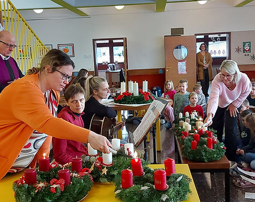 Adventkranzsegnung