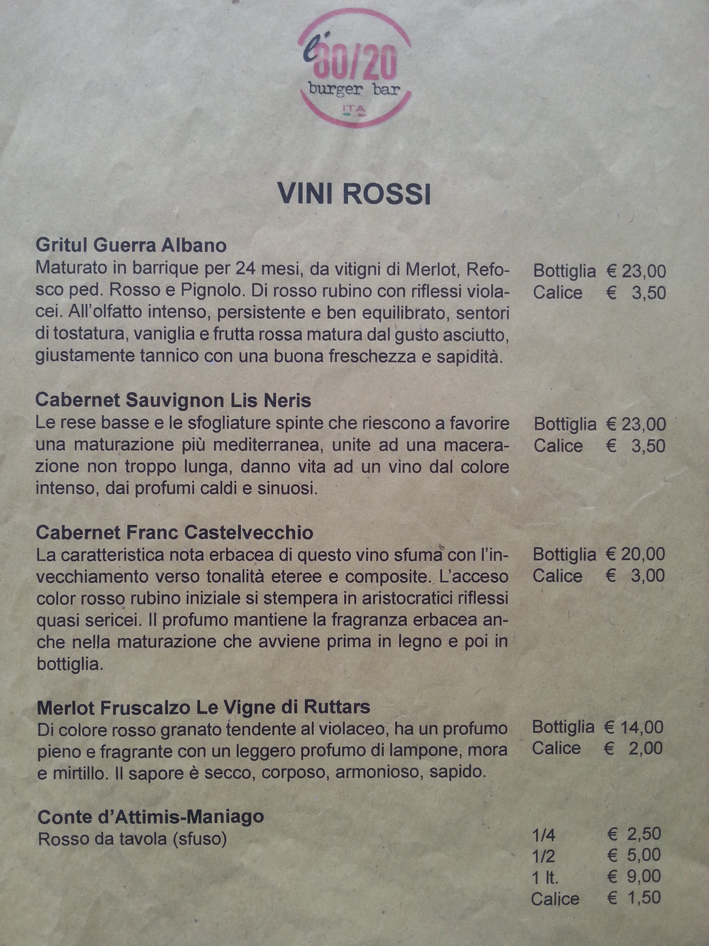 Beer Wine Ottanta Venti