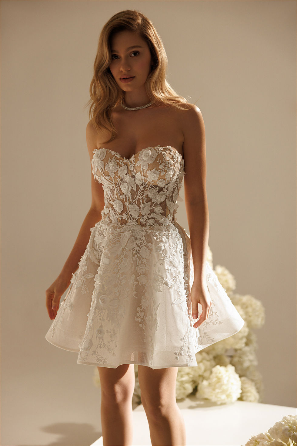 Britanni – 2-in-1 Wedding Dress with Ball Gown Skirt & Cocktail Mini | Forever and Veil  Meta Description: