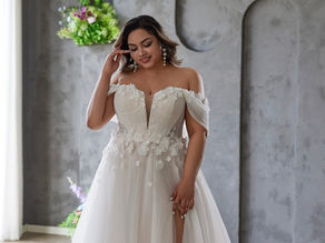 Romantic Plus Size Wedding Dress
