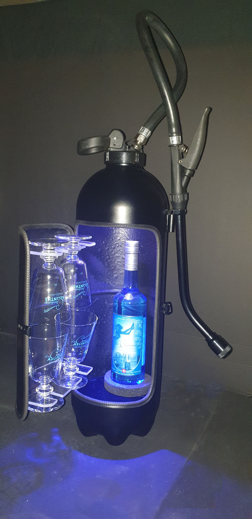 extincteur bar personnalisé