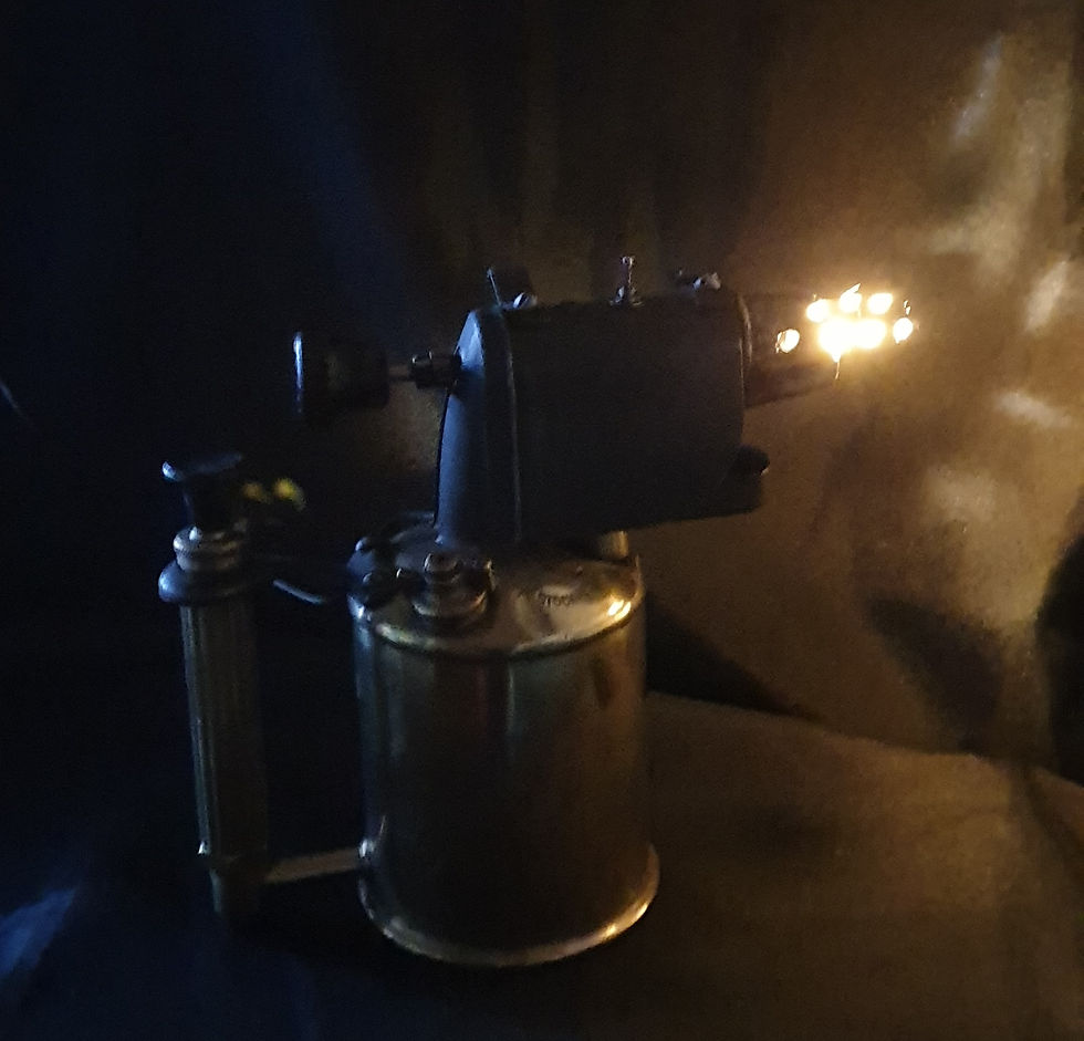 lampe à souder électrifiée