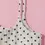 Thumbnail: Cotton Polka Dot Dress withShoulder Ties for Baby Girl