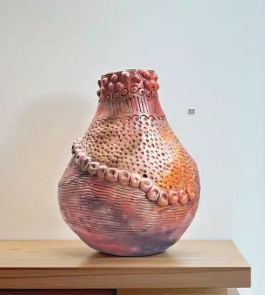 Vaso cerâmica Saggar