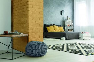 Geel geverfd accent Levis
