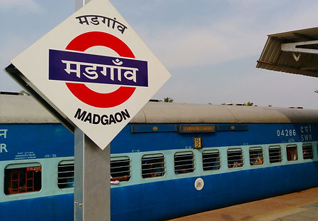 Madgao railway station bus service.jpg