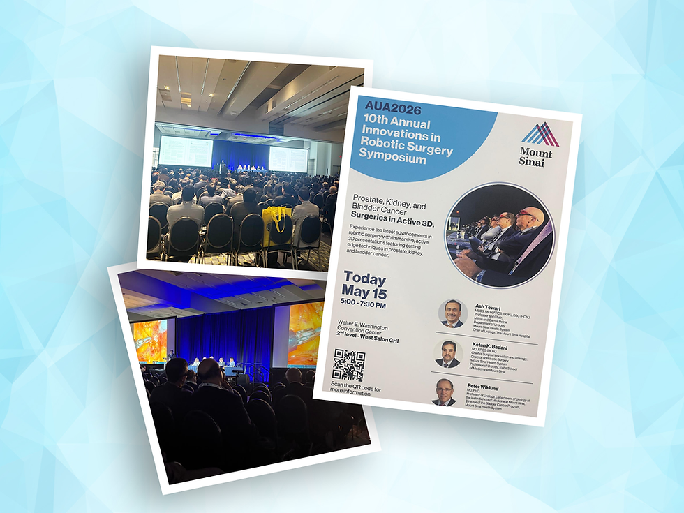 Dr. Ketan K. Badani participating in the AUA2026 Innovations in Robotic Surgery Symposium