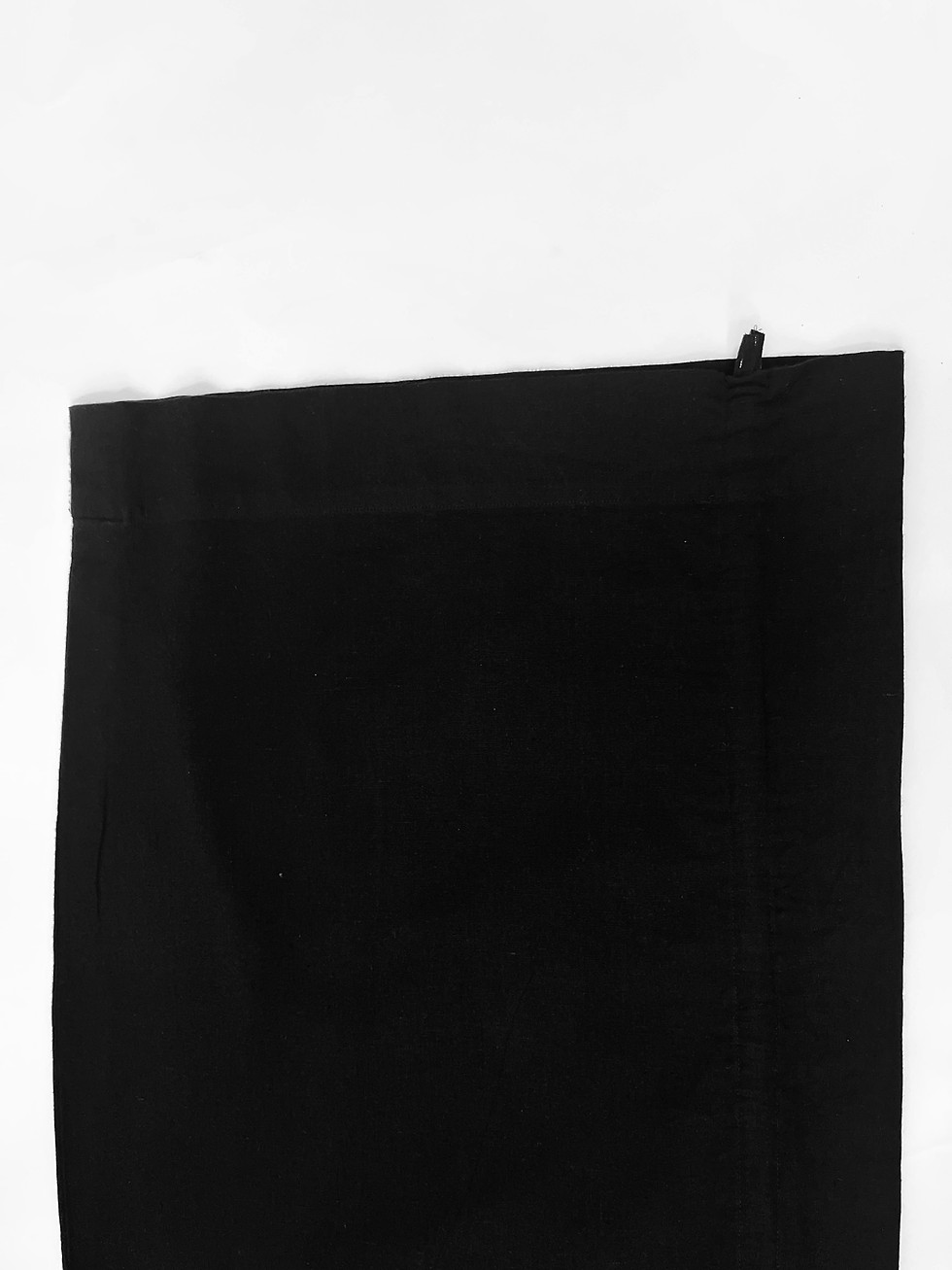 Thumbnail: Black Cotton-Linen Pant