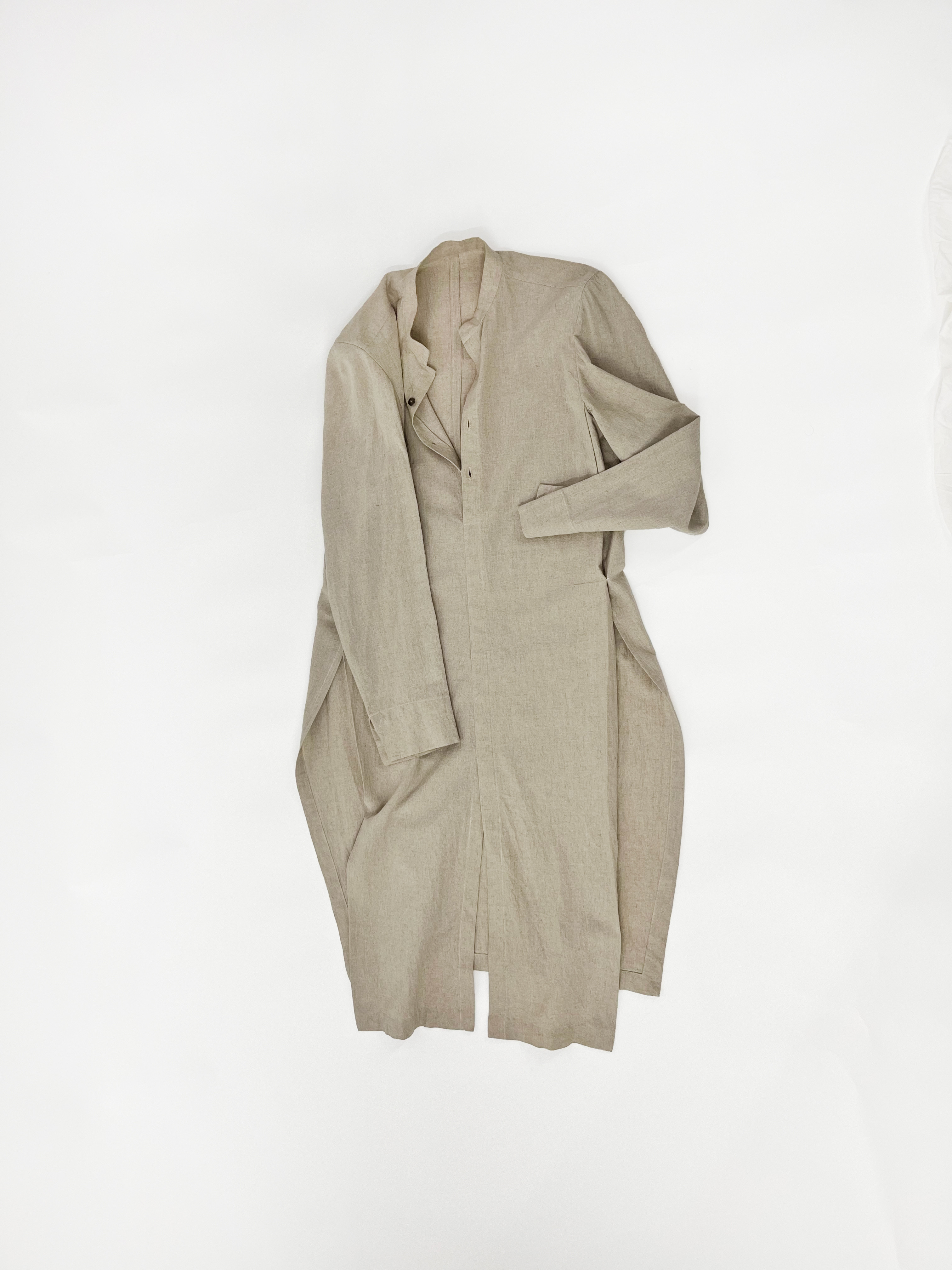 Minimal Monochrome Bone Kurta