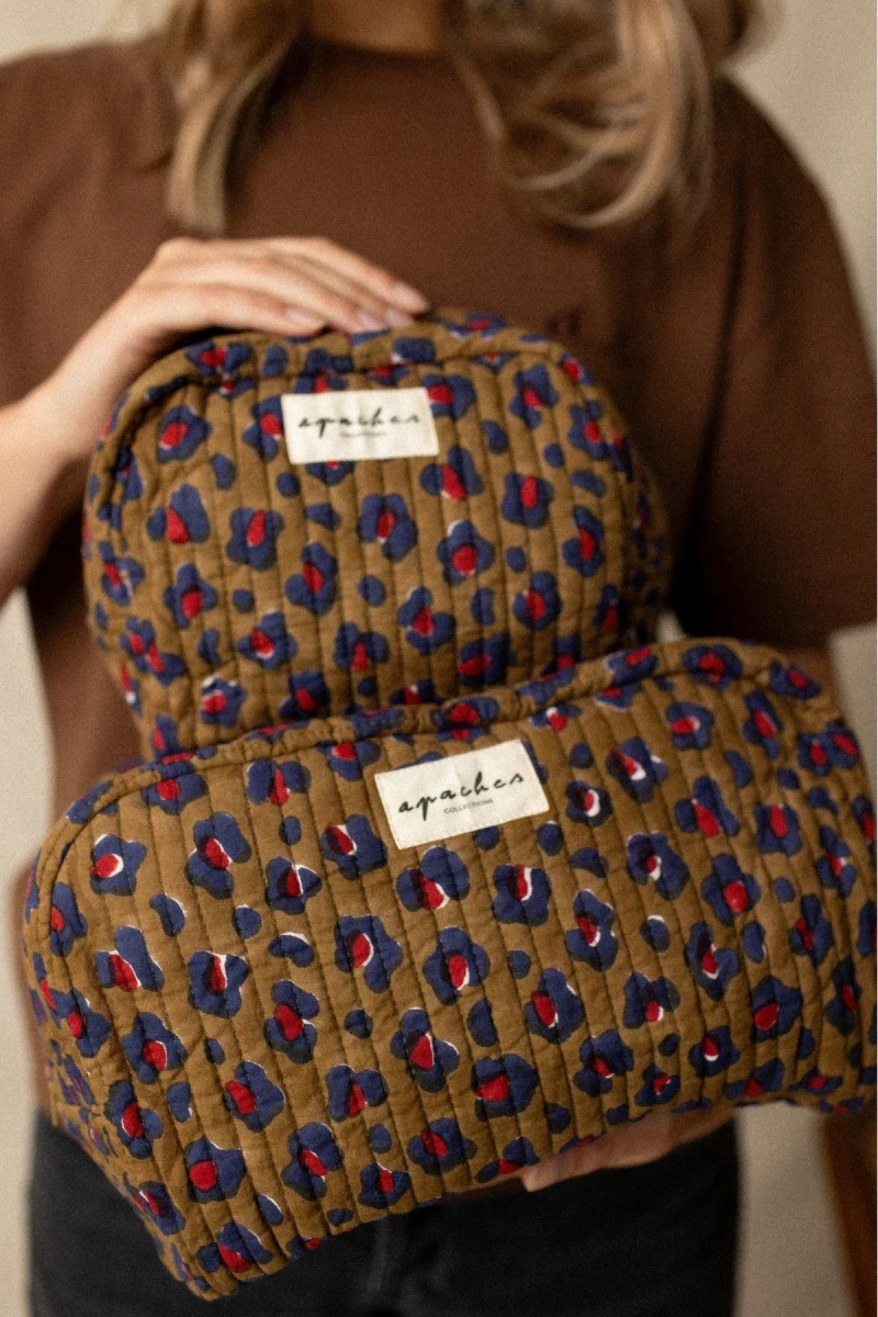 Miniature : Small Trousse Gaya | Léopard Fire 