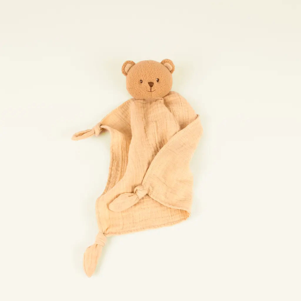 Doudou gaze de coton | Ours Marcel 🐻
